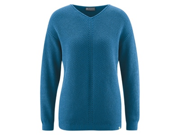 Pullover mit V-Kragen