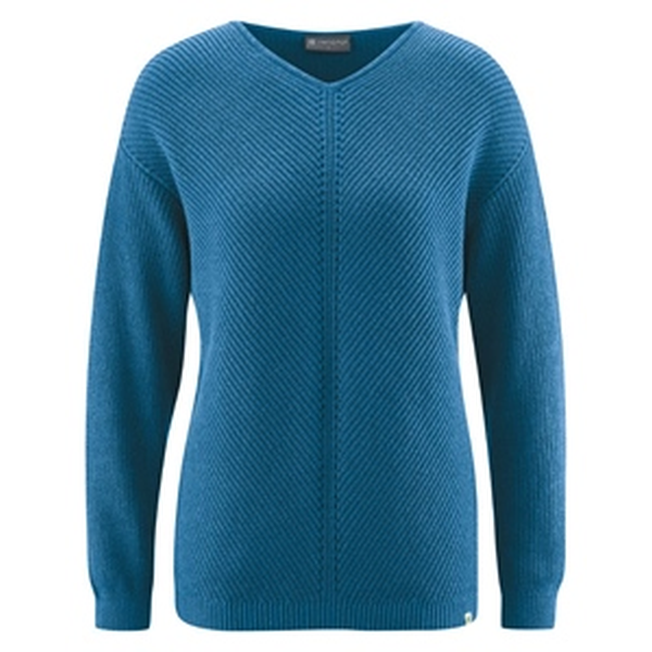 Pullover mit V-Kragen