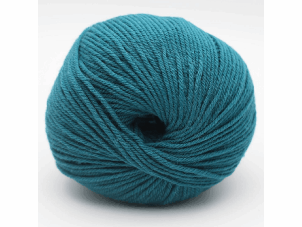 Merry Merino 140 - GOTS-zertifiziert - 50g - dunkelpetrol Selected Yarns - Wolle: Merry Merino 140 GOTS zertifiziert 50g dunkelpetrol