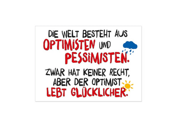 Postkarte: Glücklicher