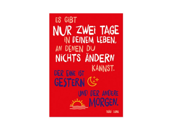 Postkarte: Nur zwei Tage
