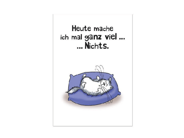 Postkarte: Catzz - Ganz viel Nichts
