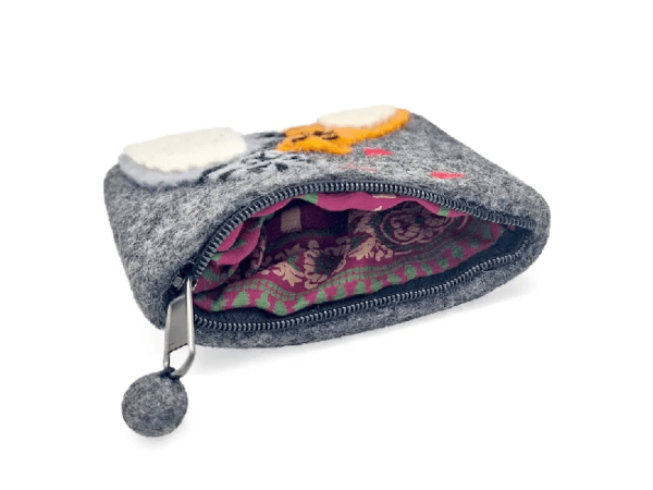 Filzbeutel: 2 Katzen