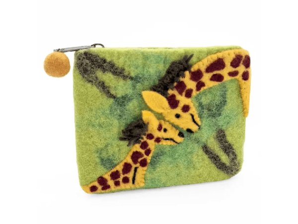 Filzbeutel: 2 Girraffen