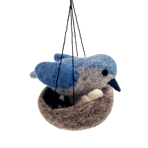 Filzanhänger: Vogelnest
