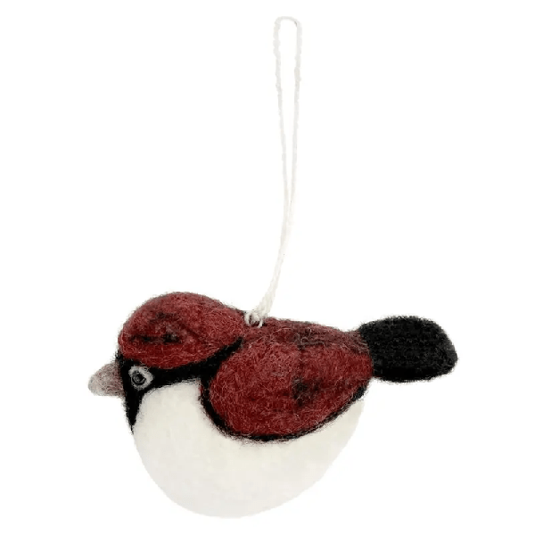 Filzanhänger: Vogel Fanni