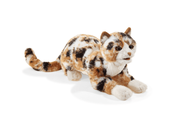 Handpuppe: dreifarbige Katze