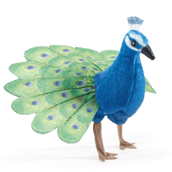 Fingerpuppe: Pfau