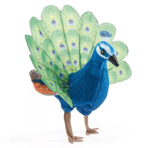 Fingerpuppe: Pfau