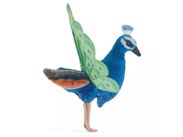 Fingerpuppe: Pfau
