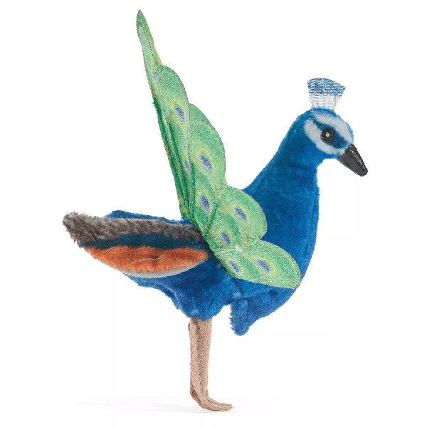 Fingerpuppe: Pfau