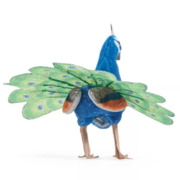 Fingerpuppe: Pfau