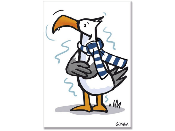 Magnet: Wintermöwe