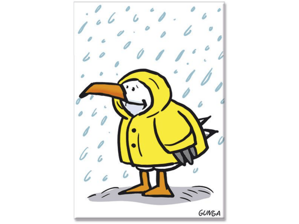 Magnet: Regenmöwe