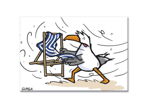 Magnet: Klappstuhlmöwe