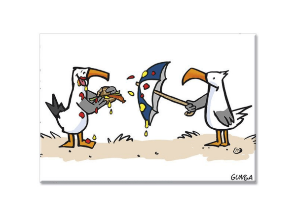 Magnet: Kleckermöwe