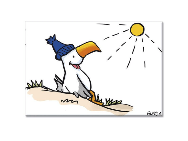 Magnet: Strandmöwe