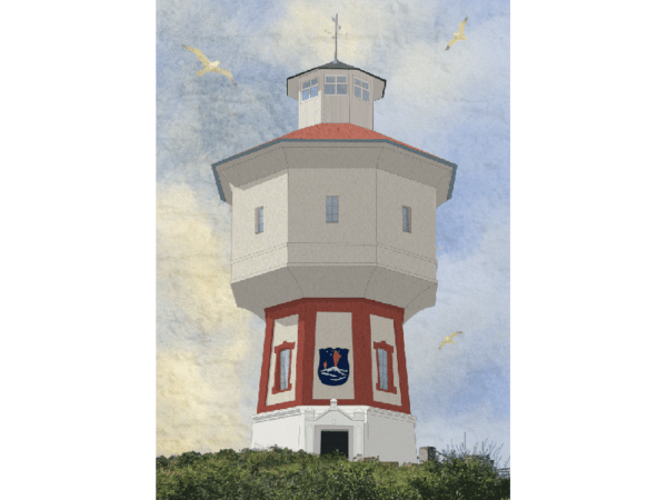 Magnet: Langeooger Wasserturm