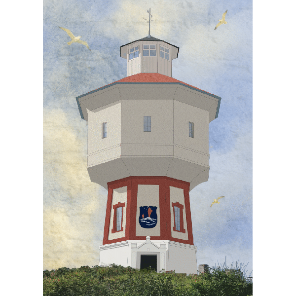 Magnet: Langeooger Wasserturm