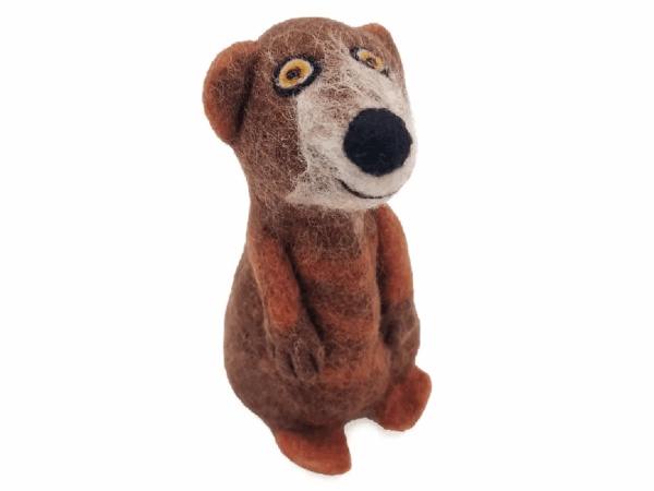 Eierwärmer: Erdmännchen - braun Eierwärmer: Erdmännchen braun