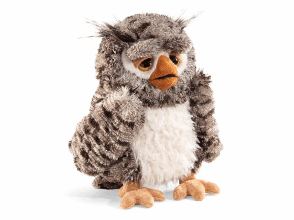 Handpuppe: weiße Eule