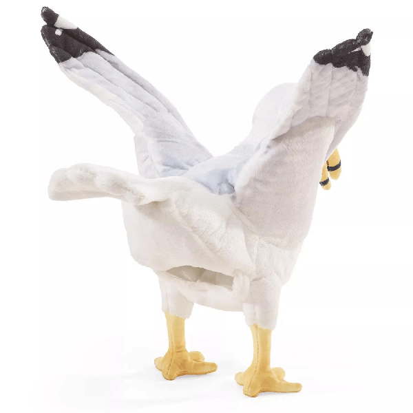 Handpuppe: Möwe