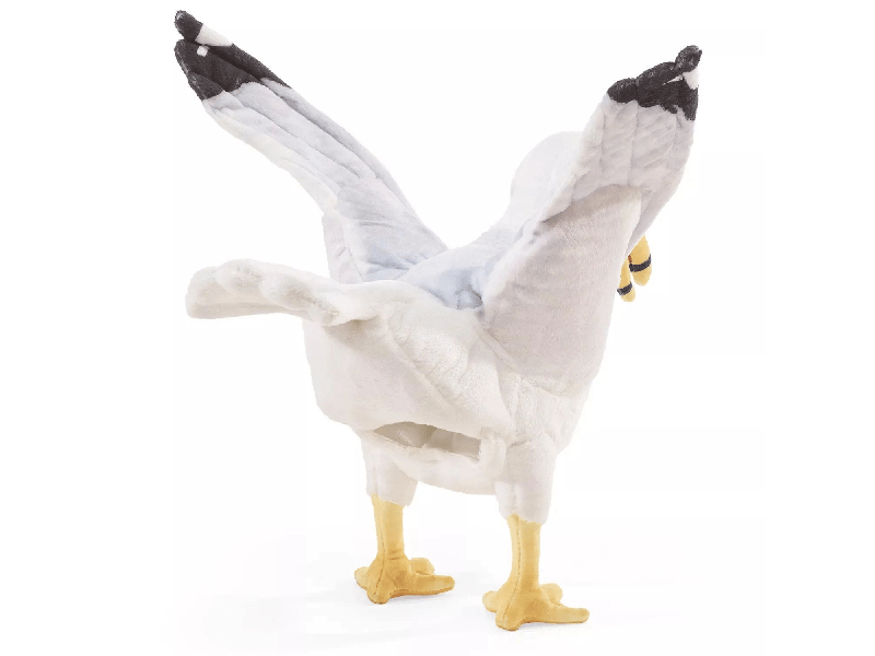 Handpuppe: Möwe