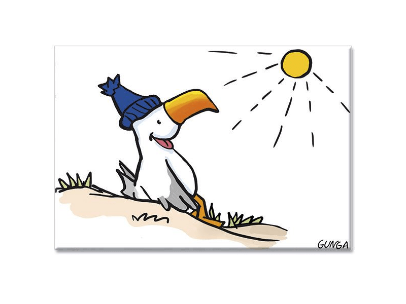 Magnet: Strandmöwe