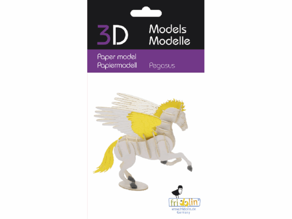 Fridolin - 3D-Papiermodell: Pegasus