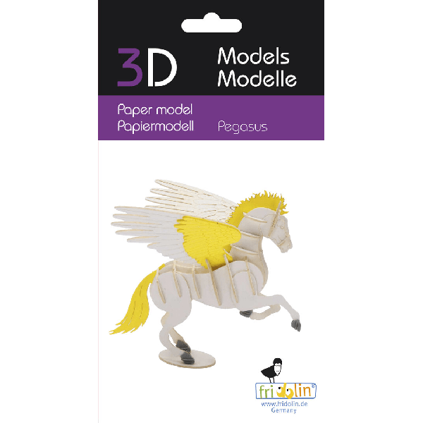 Fridolin - 3D-Papiermodell: Pegasus
