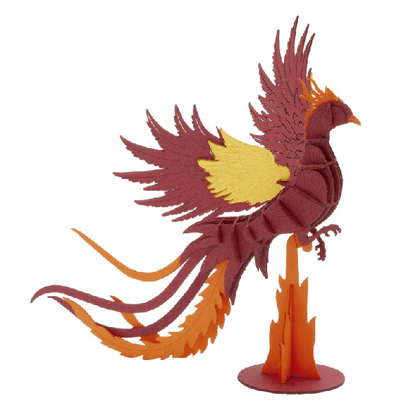 Fridolin - 3D-Papiermodell: Phönix