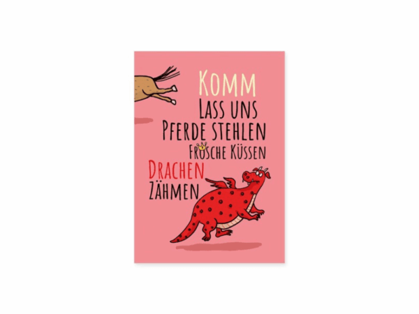 Postkarte: Lass uns... Postkarte: Lass uns...