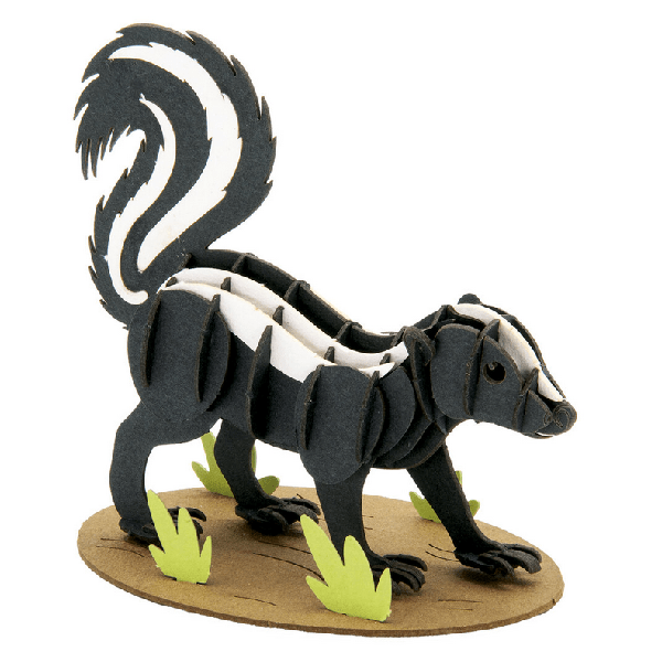 Fridolin - 3D-Papiermodell: Stinktier