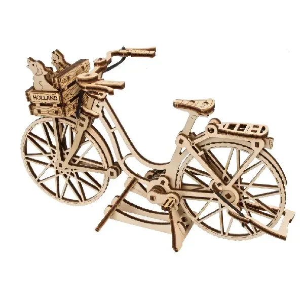 Ugears 3D-Holzbausatz mit Funktion Hollandfahrrad