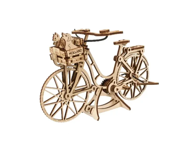 Ugears 3D-Holzbausatz mit Funktion Hollandfahrrad