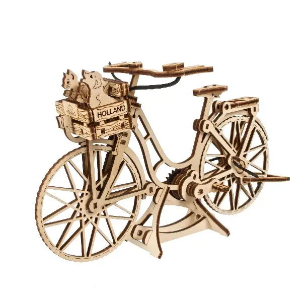 Ugears 3D-Holzbausatz mit Funktion Hollandfahrrad
