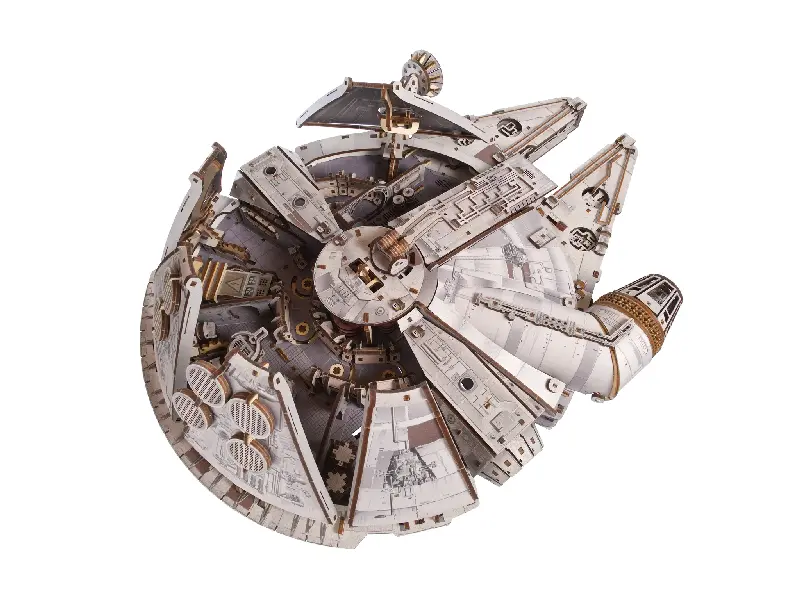 Ugears 3D-Holzbausatz mit Funktion Star Wars: Millennium Falke™