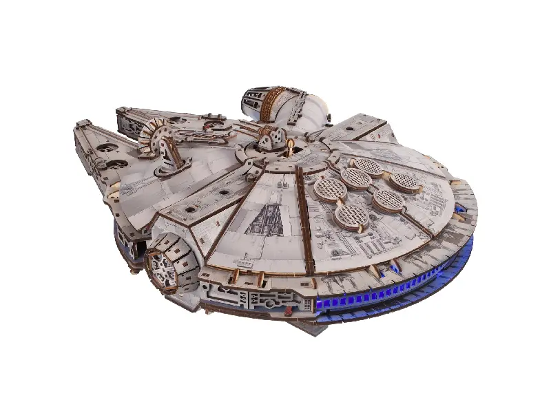 Ugears 3D-Holzbausatz mit Funktion Star Wars: Millennium Falke™