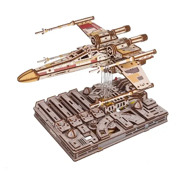Star Wars: X-Wing Starfighter Ugears 3D-Holzbausatz mit Funktion Star Wars: X Wing Starfighter