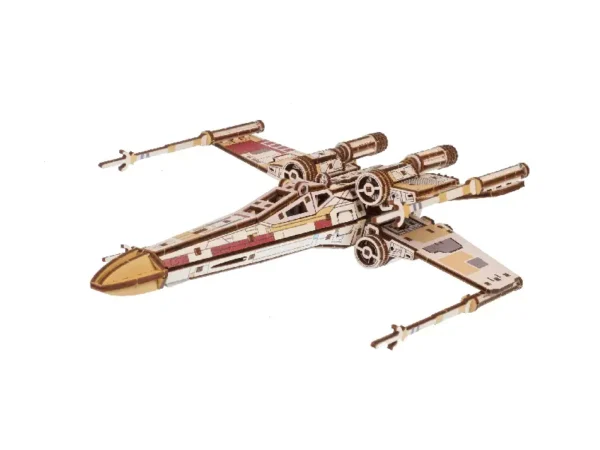 Star Wars: X-Wing Starfighter Ugears 3D-Holzbausatz mit Funktion Star Wars: X Wing Starfighter