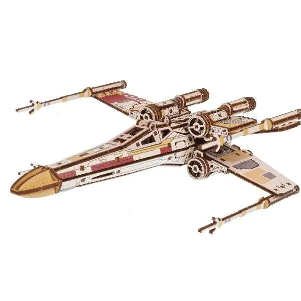 Star Wars: X-Wing Starfighter Ugears 3D-Holzbausatz mit Funktion Star Wars: X Wing Starfighter