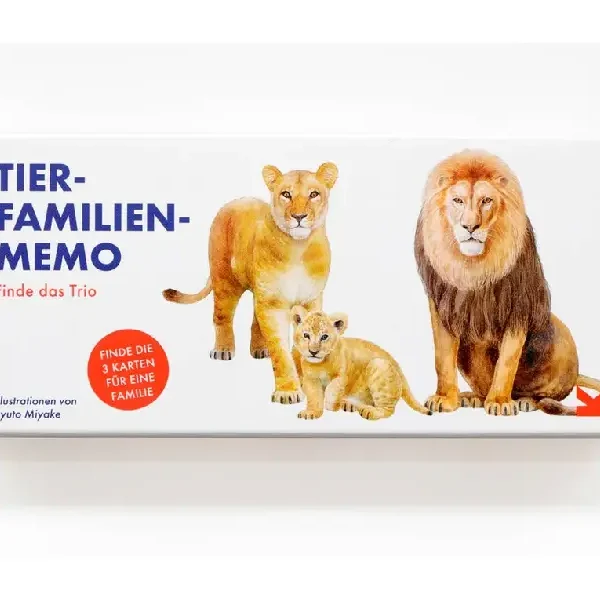 Spiel: Tierfamilien Memo